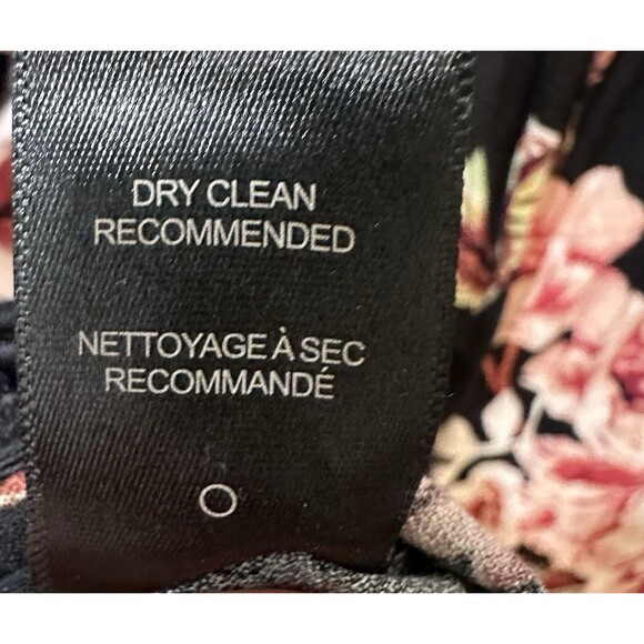 AFRM Los Angeles Long Sleeve Floral Bodysuit Small Multicolor Polyester Blend - Picture 5 of 5